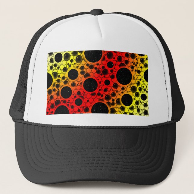 Space Bubble Spots - Heat WYR Trucker Hat (Front)