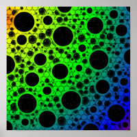 Space Bubble Spots - Rainbow OYGBP