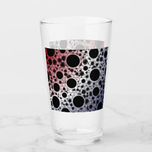Space Bubble Spots - Red/White/Blue Glass