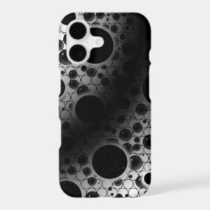 Space Bubble Spots - White/Black