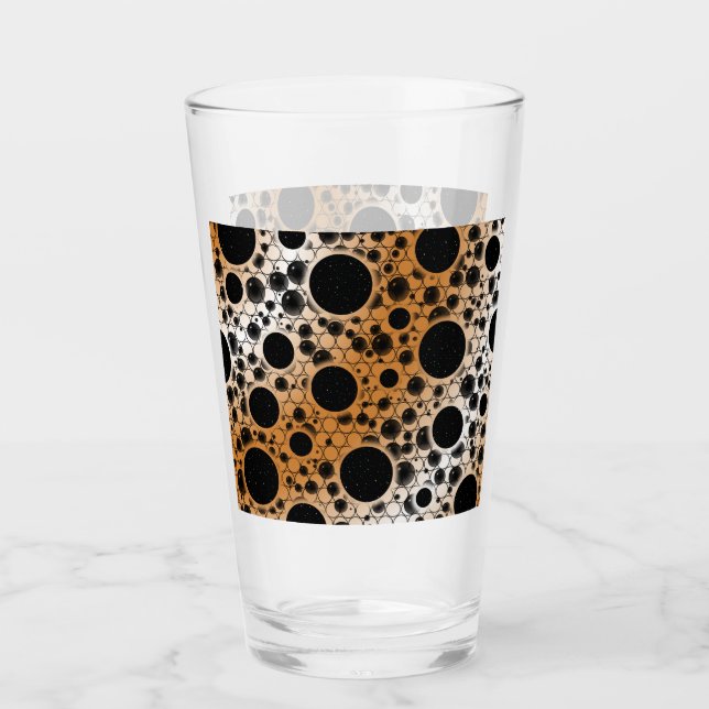 Space Bubble Spots - White/Bronze Glass (Front)
