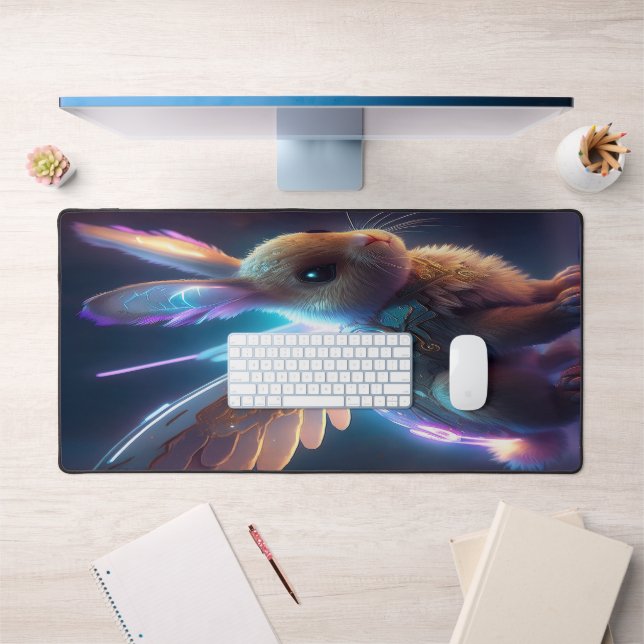 Space Bunny Desk Mat (Office 1)