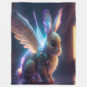 Space Bunny Fleece Blanket