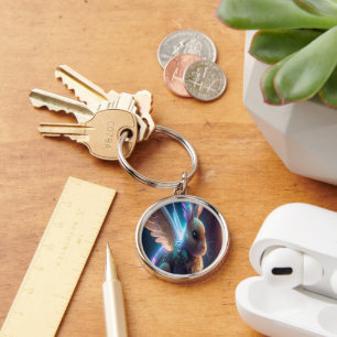 Space Bunny Key Ring