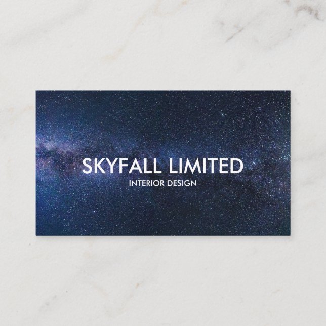 Space Business Card (Front)