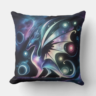 Space Butterfly Dragon Cushion