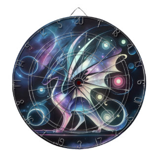 Space Butterfly Dragon Dartboard