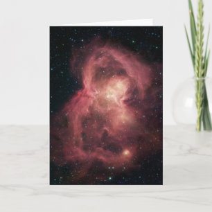 Space Butterfly Nebula Card