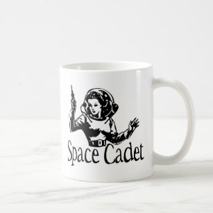 Space Cadet Black & White Coffee Mug