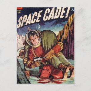 Space Cadet in Water Postcard