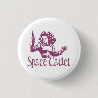 Space Cadet Pink 3 Cm Round Badge