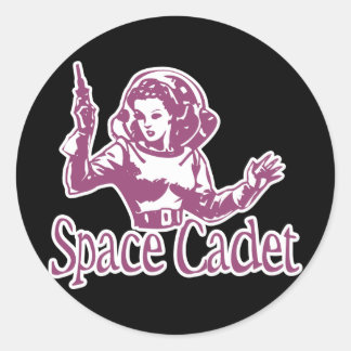Space Cadet Pink Classic Round Sticker