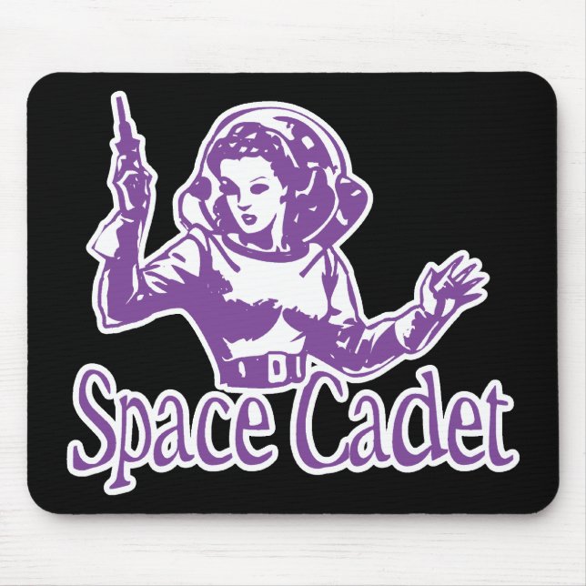 Space Cadet Purple Mouse Mat (Front)
