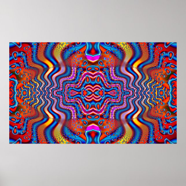 Space Cadet Science Fiction Abstract Poster (Front)