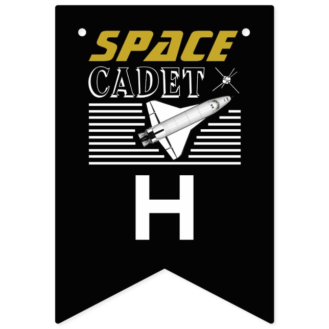 Space Cadet, Spacecraft, Birthday Bunting (Second Flag)