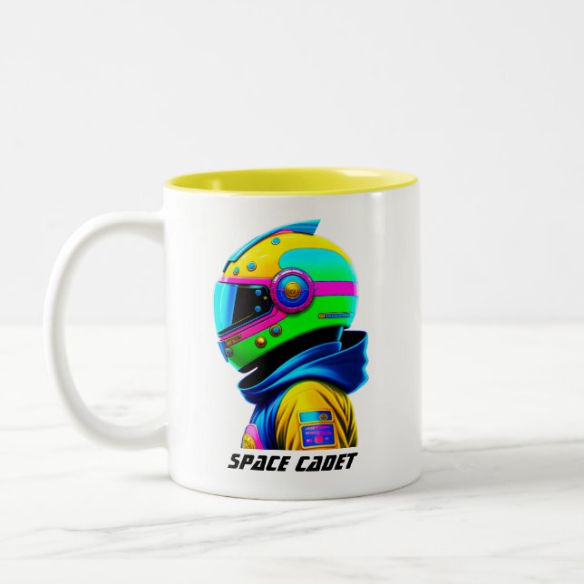 Space Cadet Two-Tone Coffee Mug (Left)