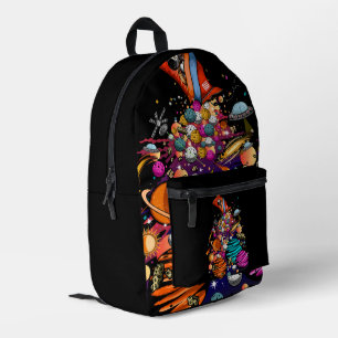 Space Candy Printed Backpack