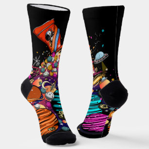 Space Candy Socks