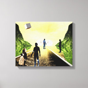 space canvas print