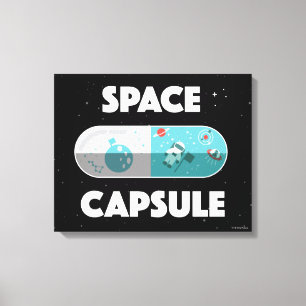 Space Capsule Canvas Print