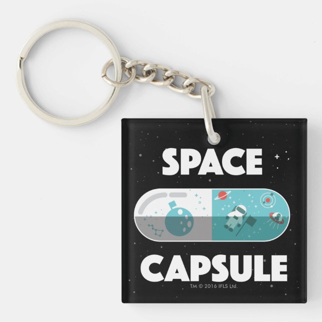 Space Capsule Key Ring (Front)