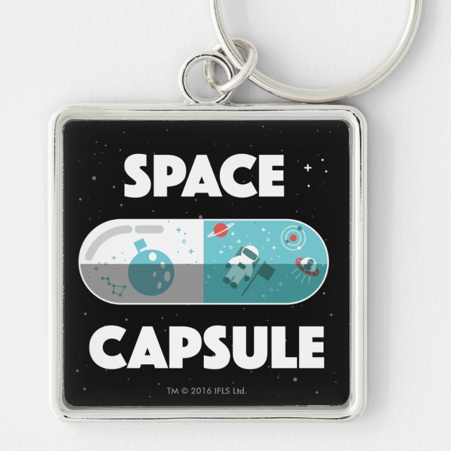 Space Capsule Key Ring (Front)