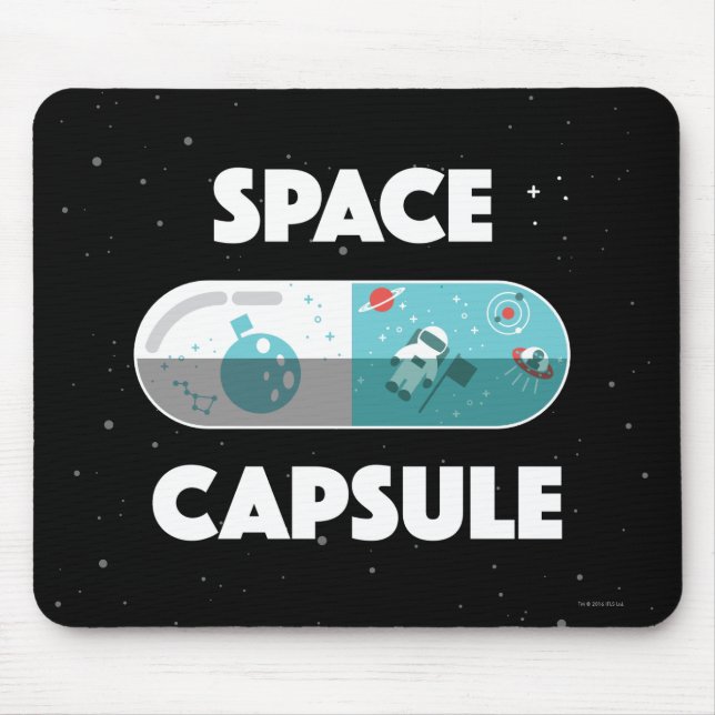 Space Capsule Mouse Mat (Front)