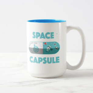 Space Capsule Two-Tone Coffee Mug