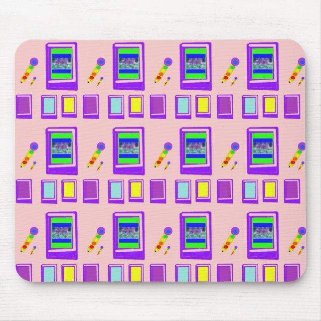 Space Castle Designer Mousepad (Front)