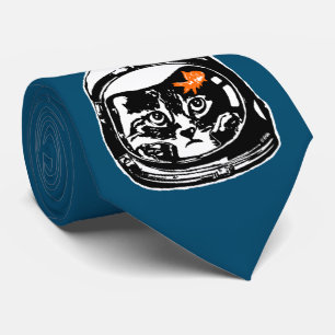 Space cat and the goldfish tie