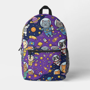 Space Cat Astronaut Backpack