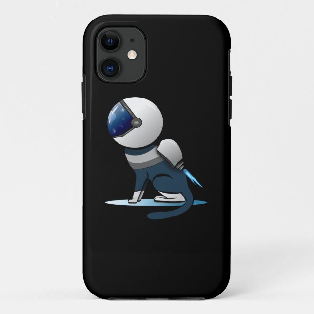 Space Cat Astronaut Flying    Case-Mate iPhone Case (Back)