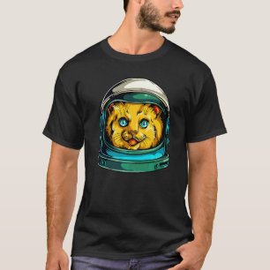 Space Cat Astronaut Funny T-Shirt