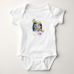 Space Cat Baby Bodysuit