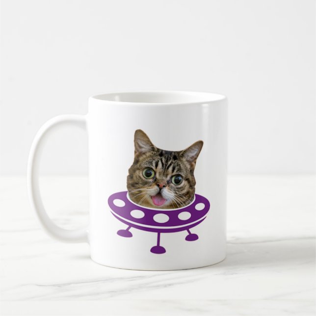 Space Cat    Coffee Mug (Left)
