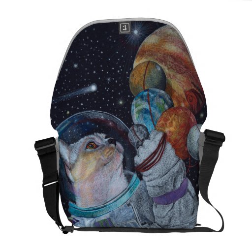 Image of Space Cat Commuter Bag
