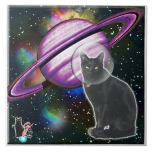 Space-Cat Cosmo Tile