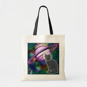 Space-Cat Cosmo Tote Bag