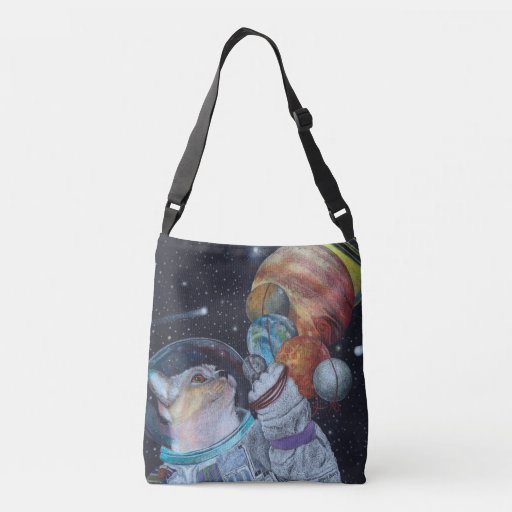 Image of Space Cat Crossbody Bag