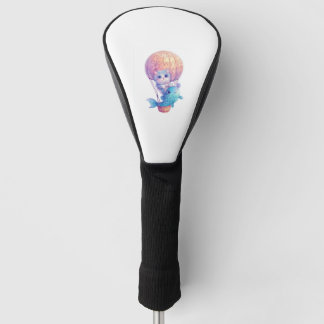 Space Cat Dreams – Funny Vaporwave Galaxy Kitty Golf Head Cover