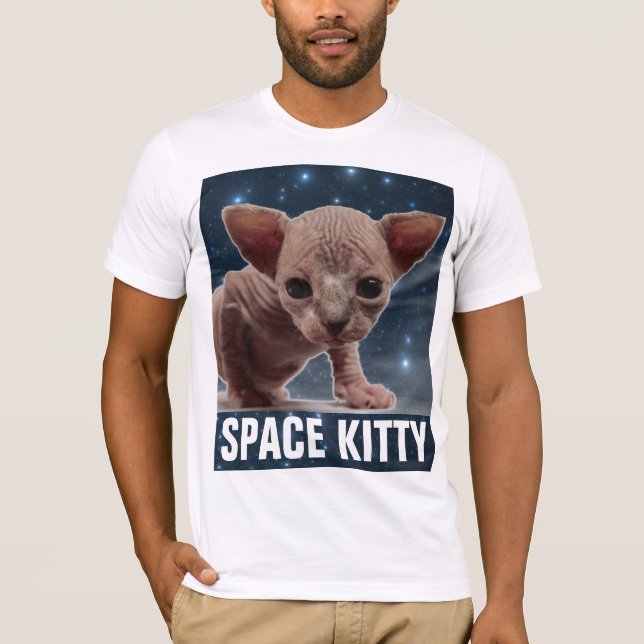 SPACE CAT, Funny T-Shirts (Front)