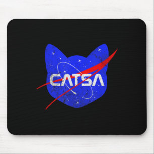Space Cat Funny Universe Catsa  Mouse Mat