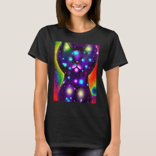 Space Cat Kitty Kitten In Cat Style 12 T-Shirt