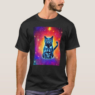 Space Cat Kitty Kitten In Cat Style 1 T-Shirt