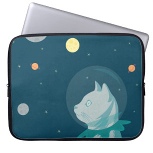 Space Cat Laptop Sleeve