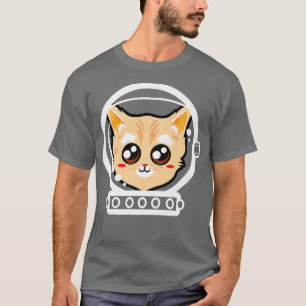 Space Cat Lover Astronaut Kitten for Kids T-Shirt