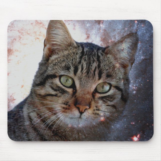 Space Cat Mouse Mat (Front)