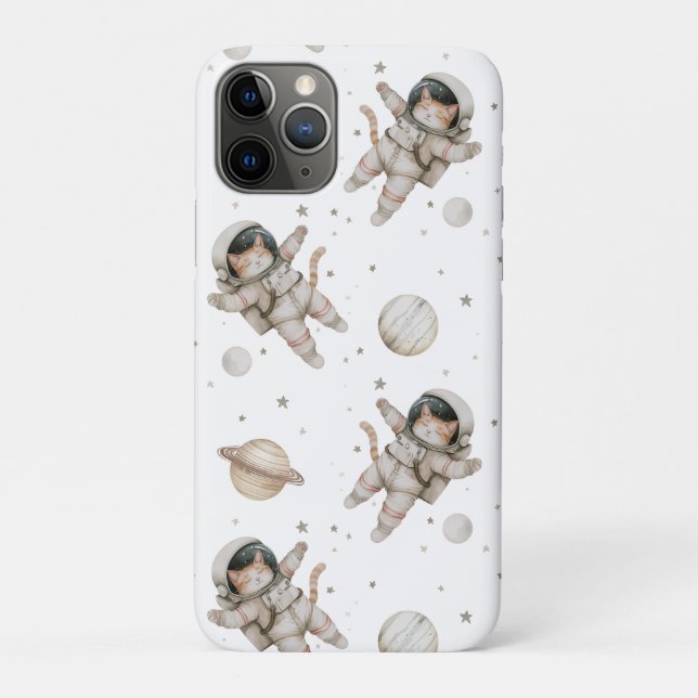 Space Cat pattern Case-Mate iPhone Case (Back)