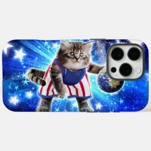 Space cat playing basketball                       iPhone 16 pro max case