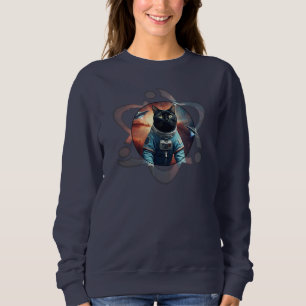 Space Cat Science Sweatshirt